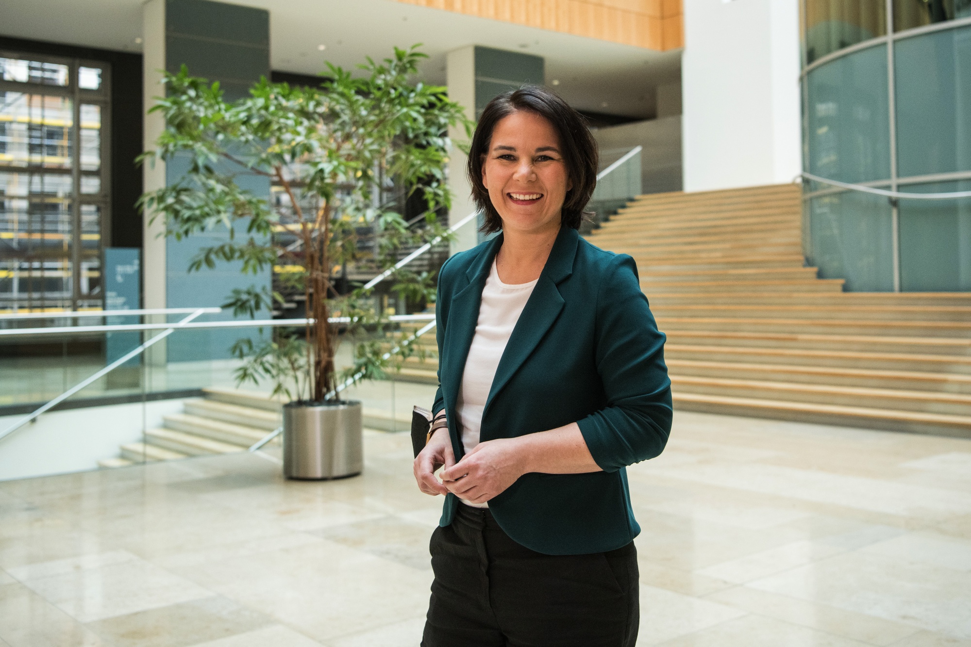 Pressekonferenz Annalena Baerbock, Kanzlerin der Grünen