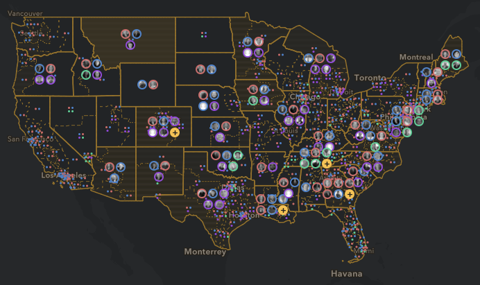 Chloropleth map of constituencies: how to evade visual deception