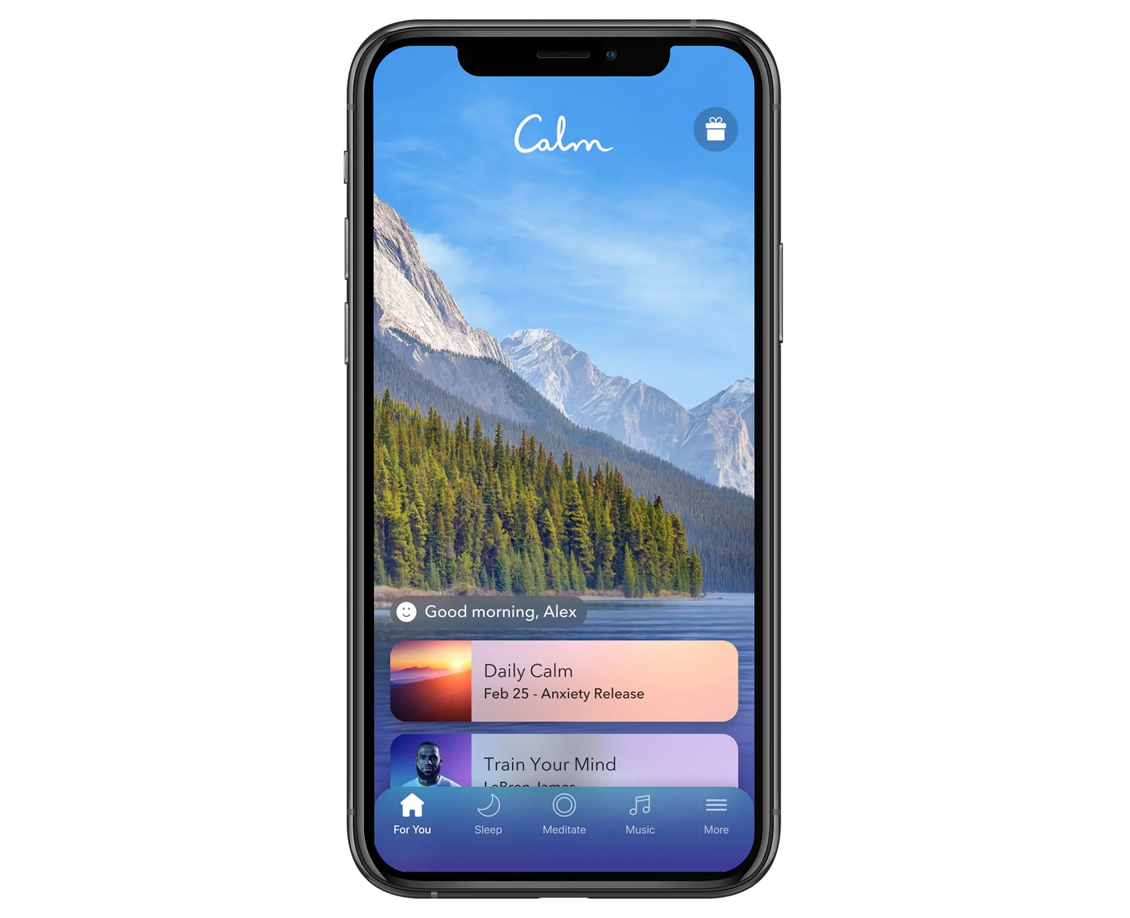 The Calm app