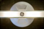 The General Electric Co. logo is displayed on a light-emitting diode (LED) light wand.