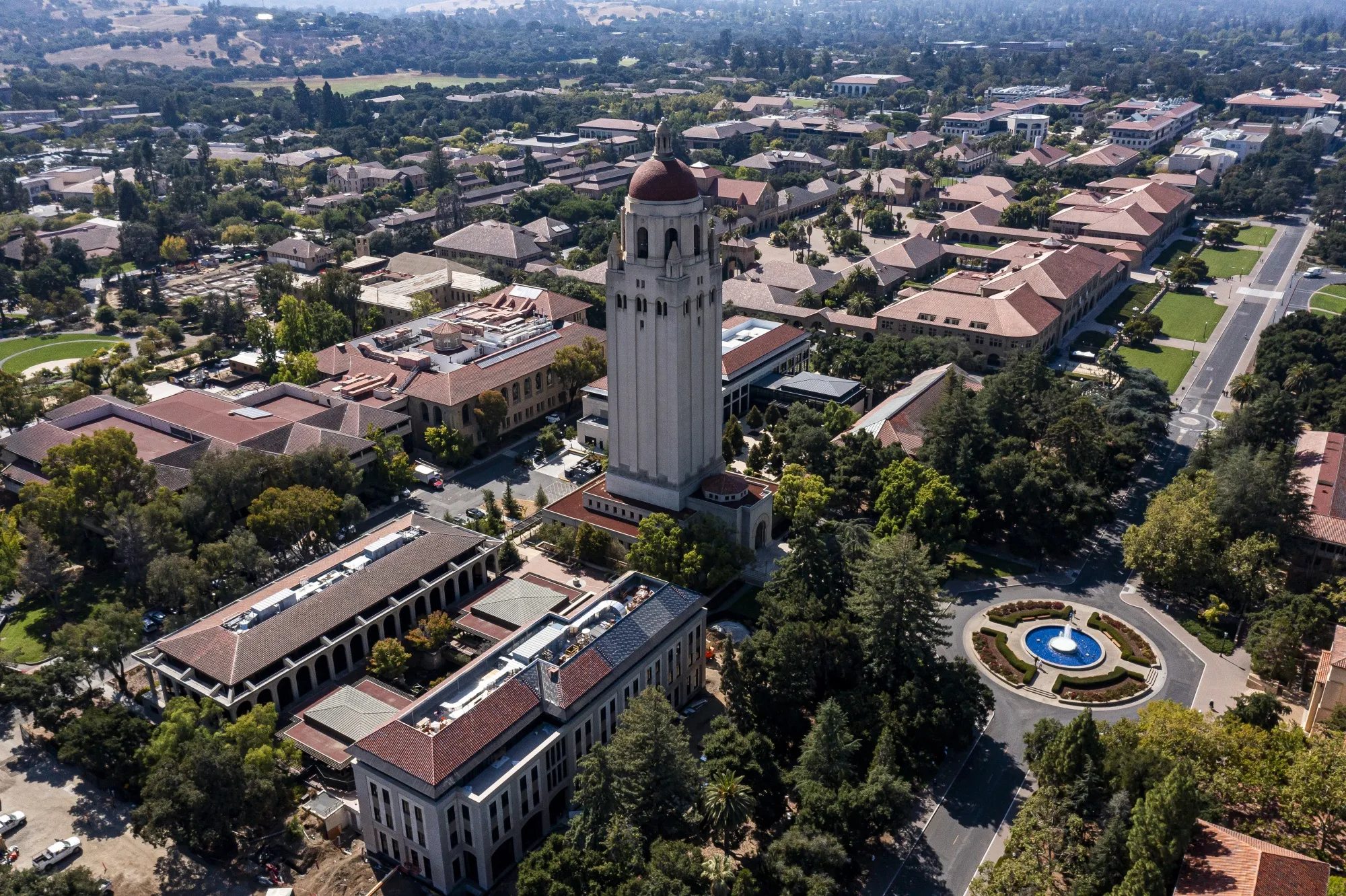 The Stanford University campus in Stanford, California.