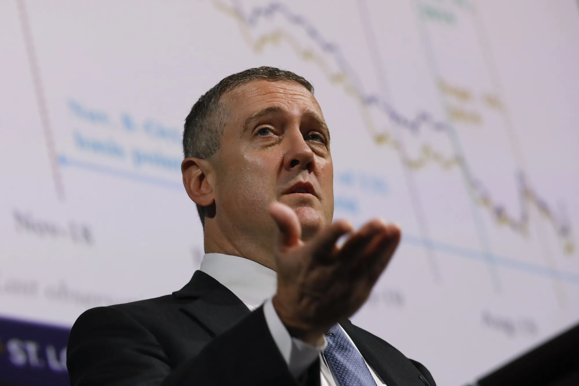 James Bullard welcomed the increase in the spread between short- and long-term debt.