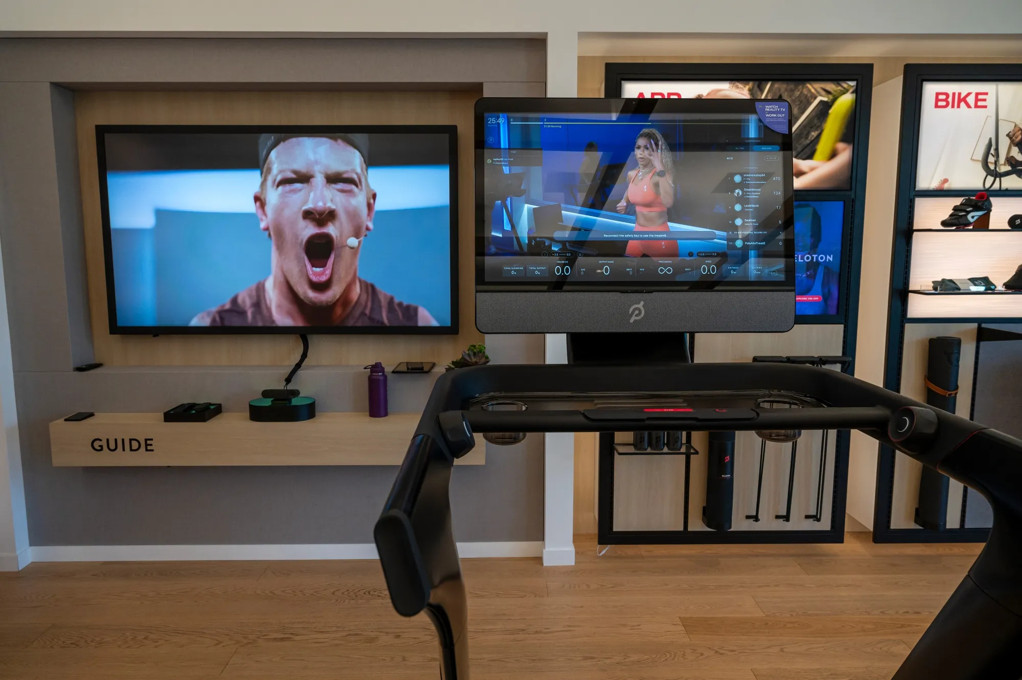 A Peloton store in Palo Alto, California.