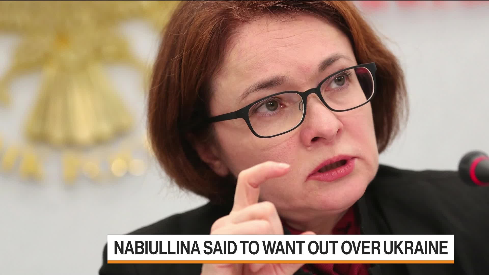 Watch Russia Central Bank Head Wanted To Resign Over Ukraine Bloomberg