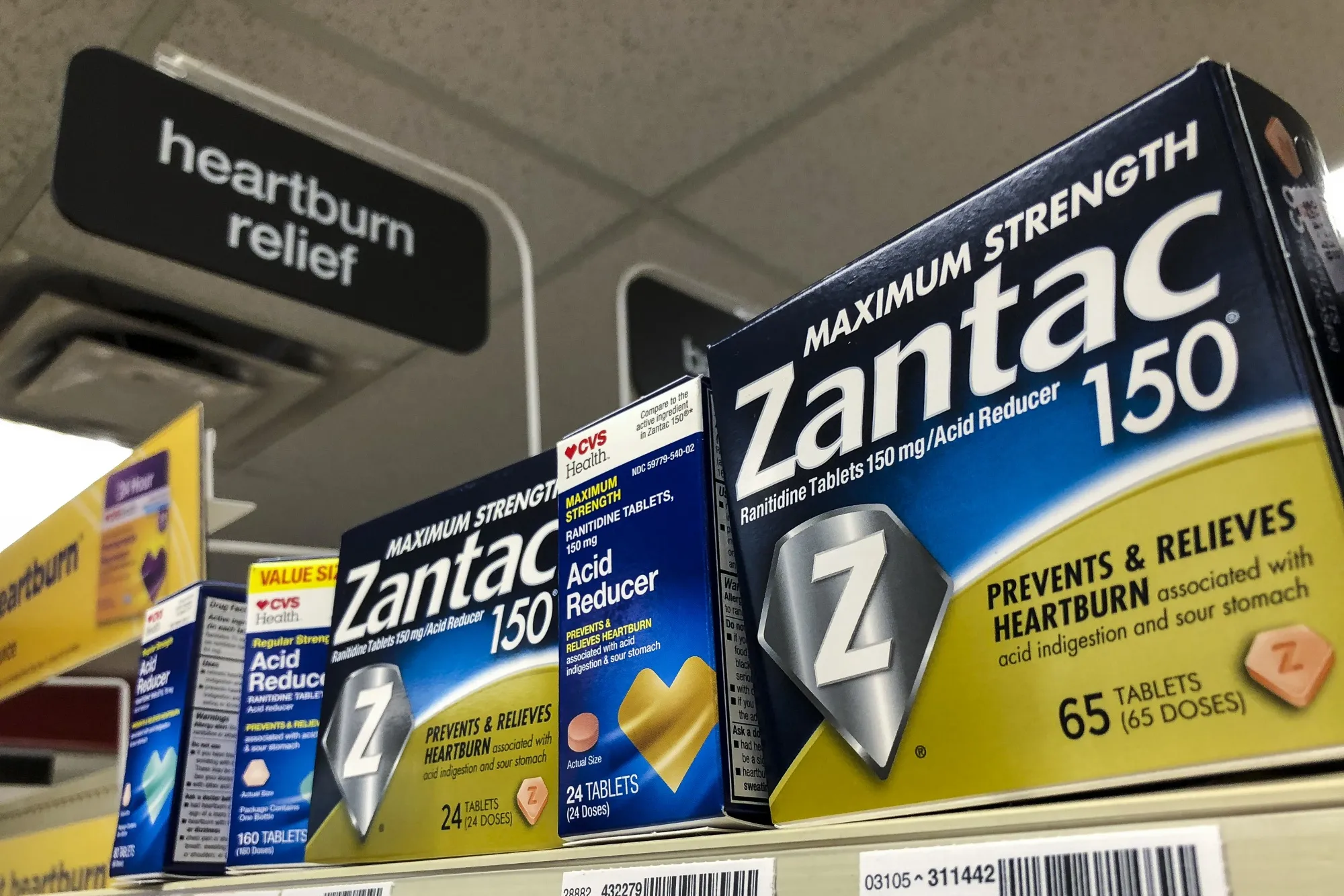 Zantac was pulled off the market in 2019 due to concerns it was carcinogenic.