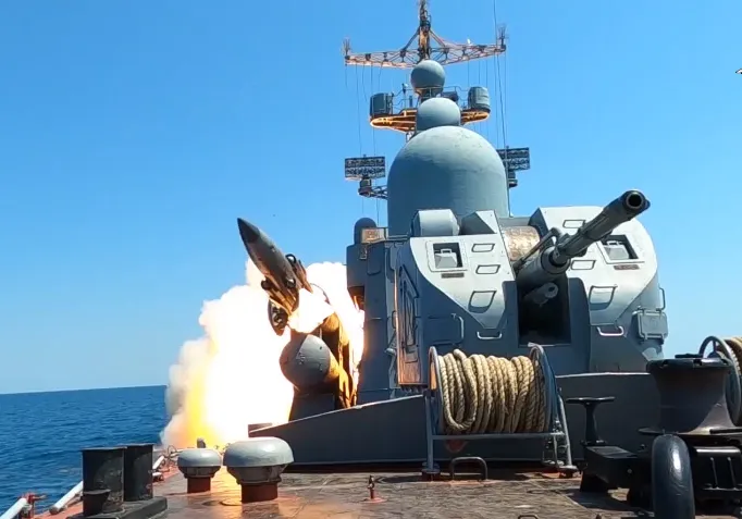 Russian naval exercises in the Black Sea, reported on July 21 from the Russian Ministry of Defense Telegram account.
