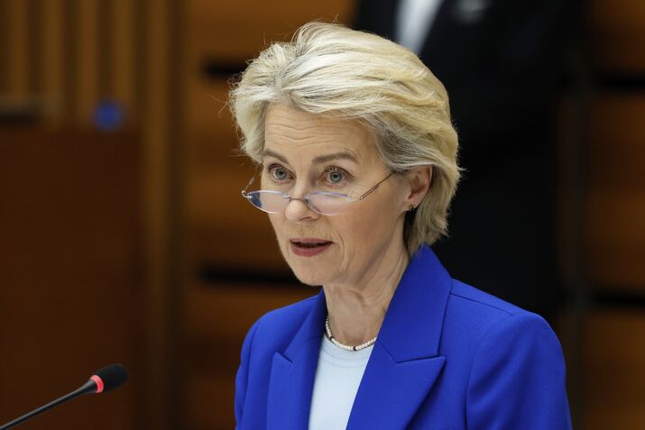 European Commission President Ursula von der Leyen Speaks at Keidanren