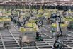 Ocado automated warehouse robots.