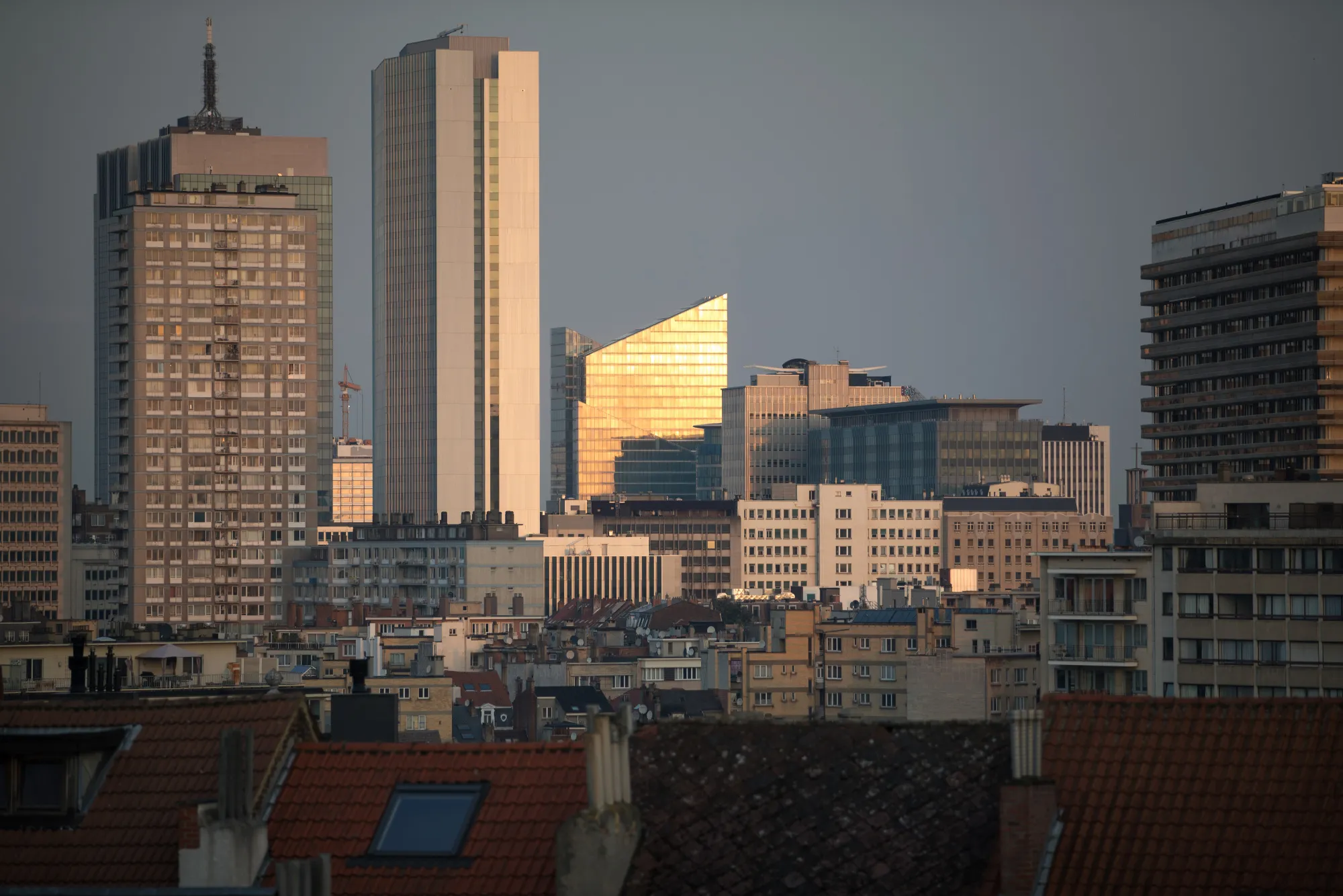 The Brussels skyline