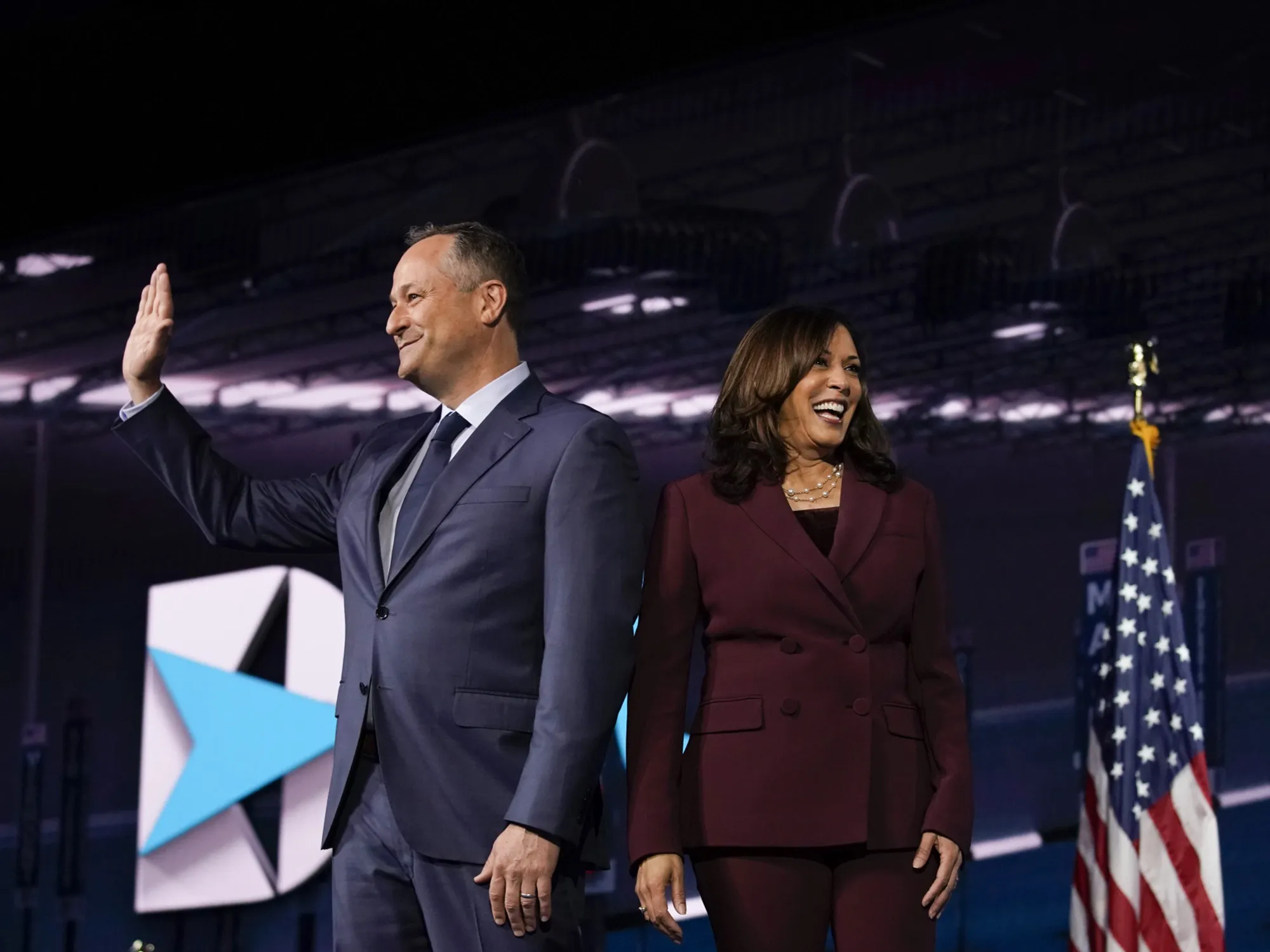 Douglas Emhoff and Kamala Harris