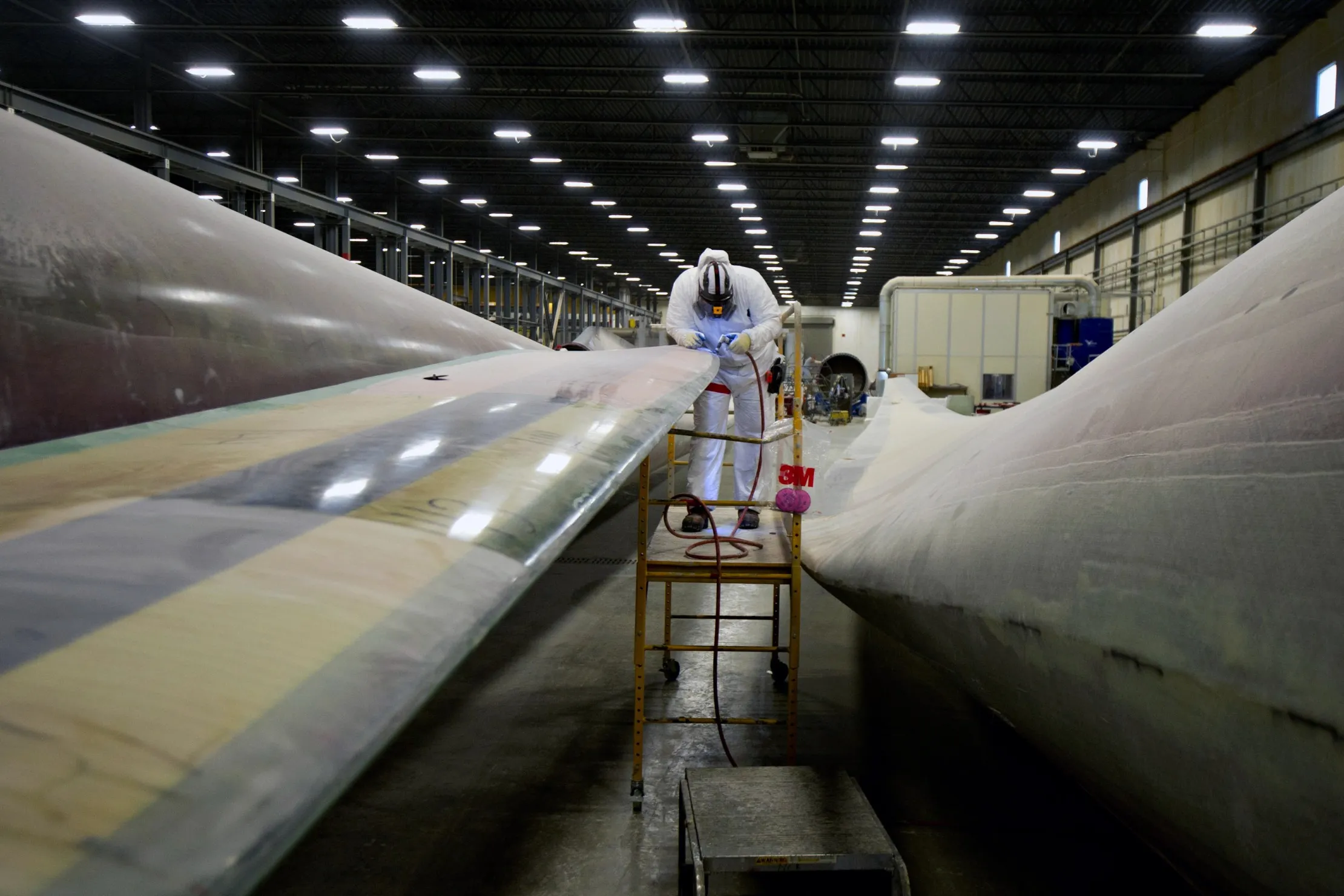 Inside TPI Composites Inc. Turbine Blade Manufacturing Facilities