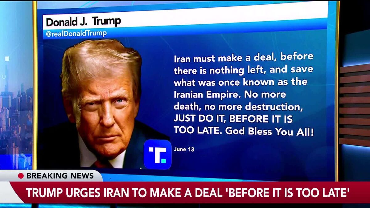 Trump Urges Iran to Make a Deal ‘Before It’s Too Late’
