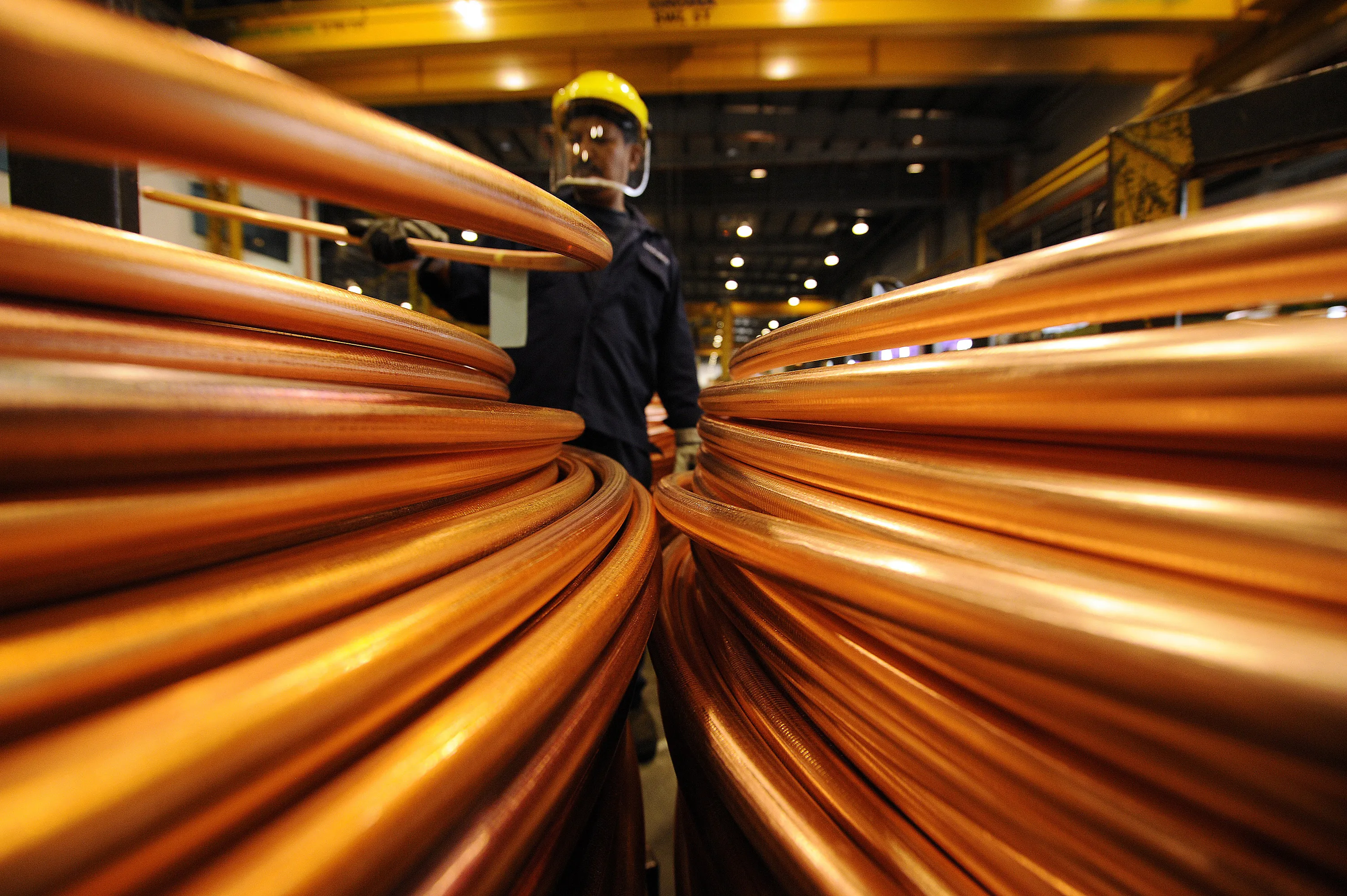 Coils of Copper Rod
