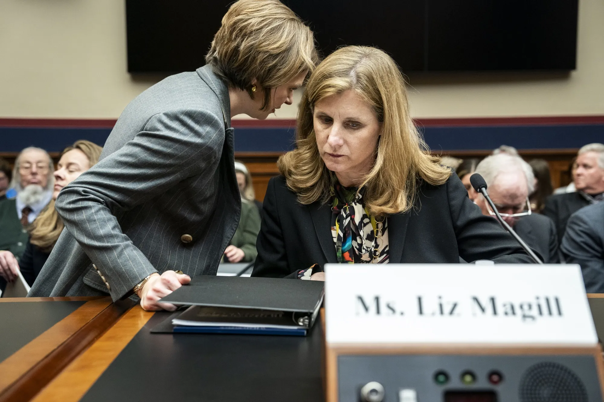 Liz Magill testified during a House Education and the Workforce Committee hearing in Washington, DC, on Dec. 5.