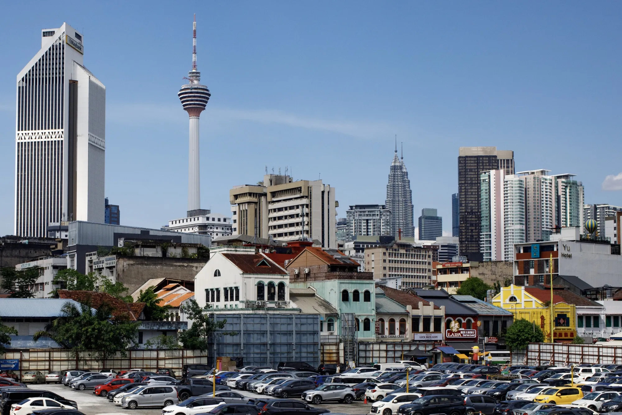 Buildings in Kuala Lumpur, Malaysia.