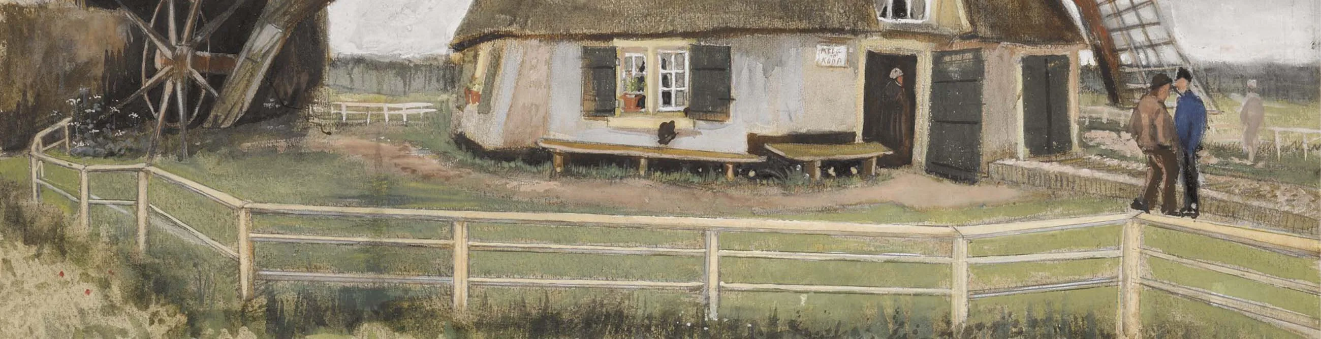 Vincent Van Gogh’s&nbsp;The 'Laakmolen' near the Hague (The Windmill), sold for $2.5 million.