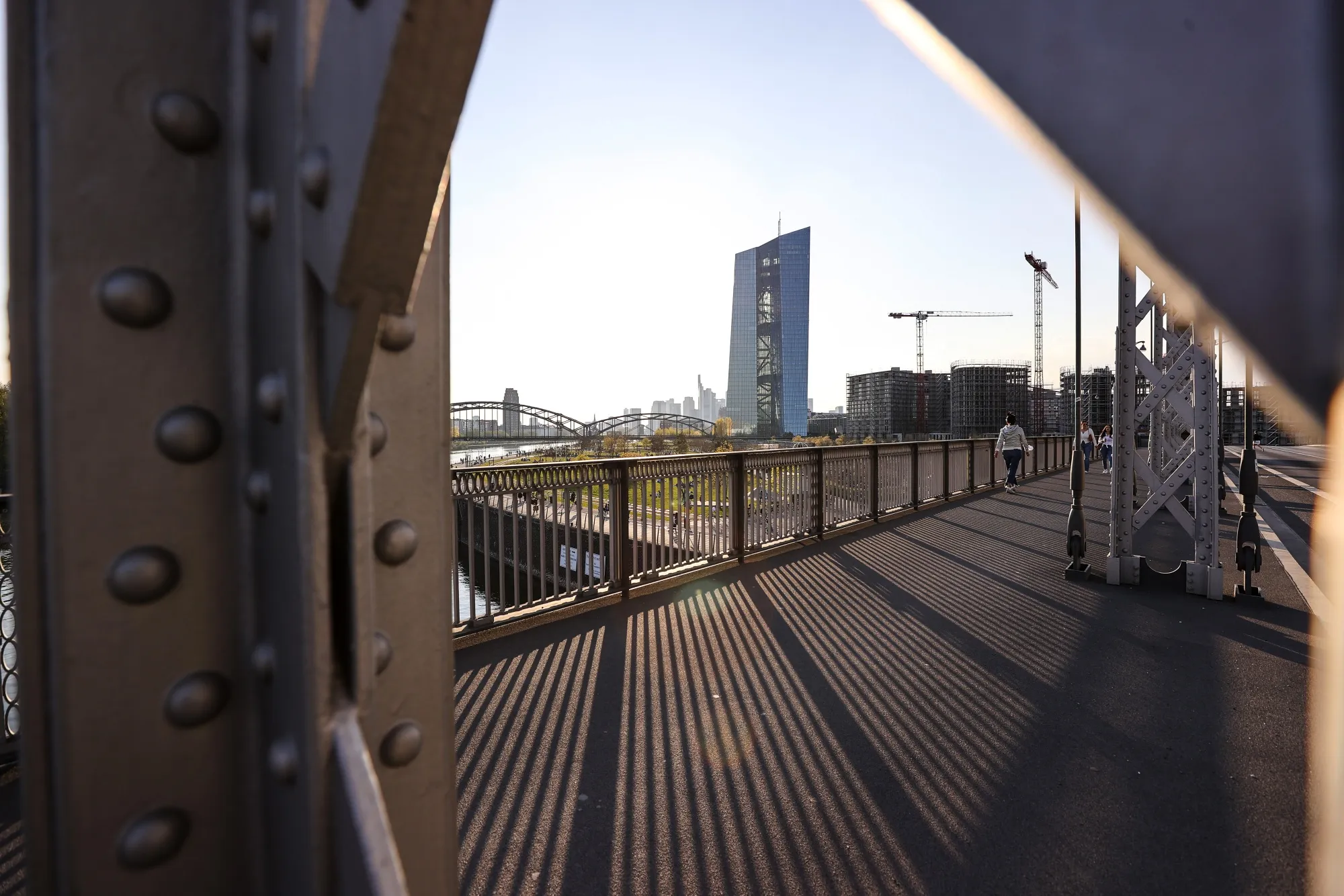 The European Central Bank headquarters&nbsp;in Frankfurt.