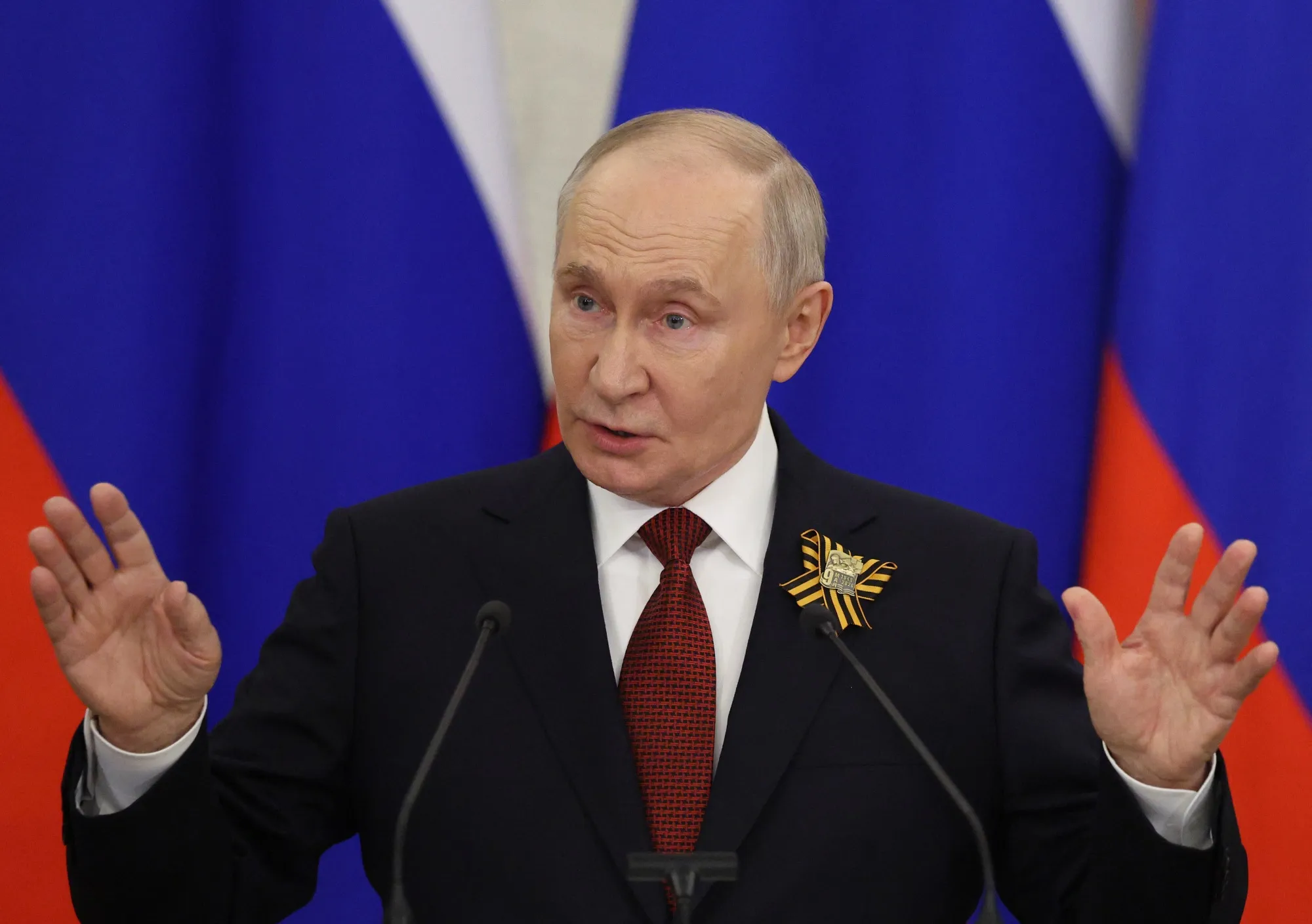 Vladimir Putin on May 9.