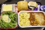 Qantas Airlines meal.