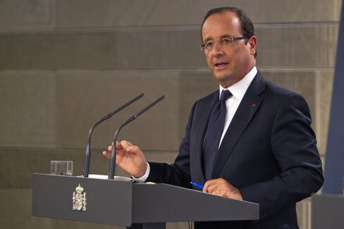 French President Francois Hollande