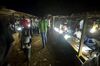 Diamond sellers at Tshilamba market in Mbuji-Mayi, DRC.