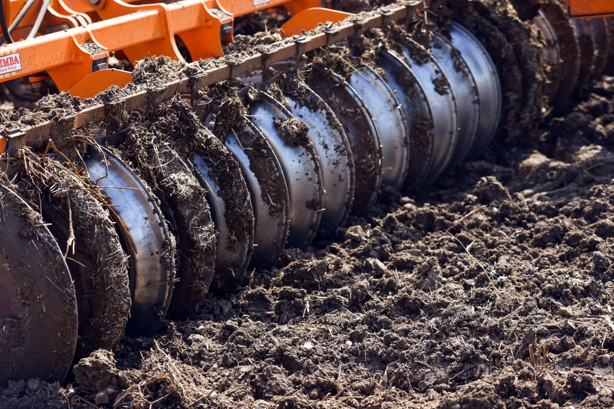 Food is being ploughed back into land on farms.