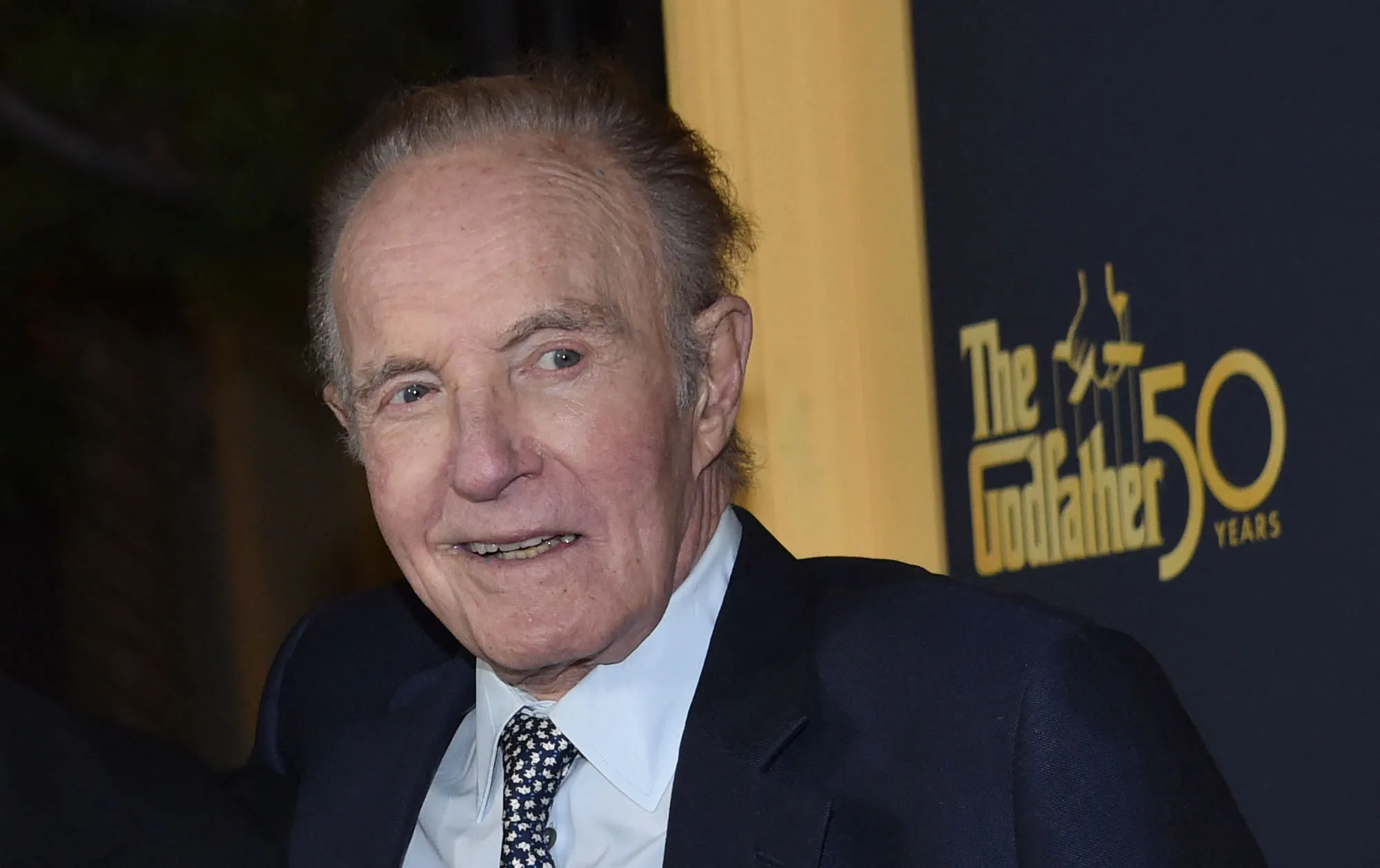 James Caan arrives for "The Godfather" 50th Anniversary premiere screening&nbsp;in Hollywood, on&nbsp;Feb. 22, 2022.