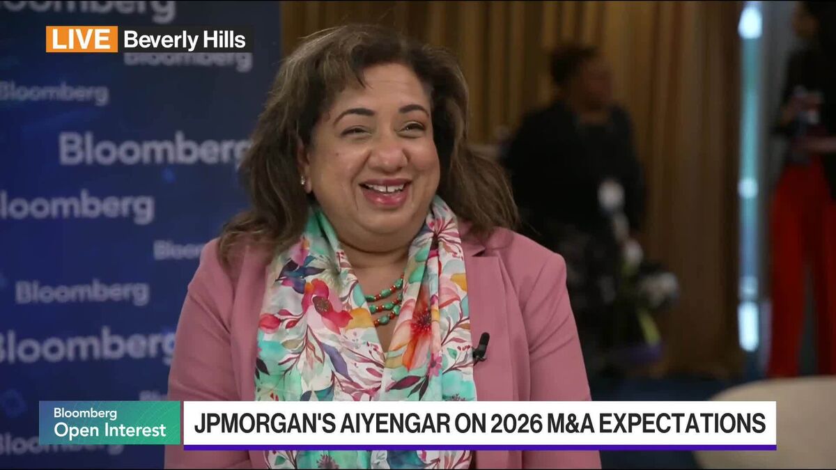 JPMorgan's Aiyengar Says Clients Are Going for Bigger Deals