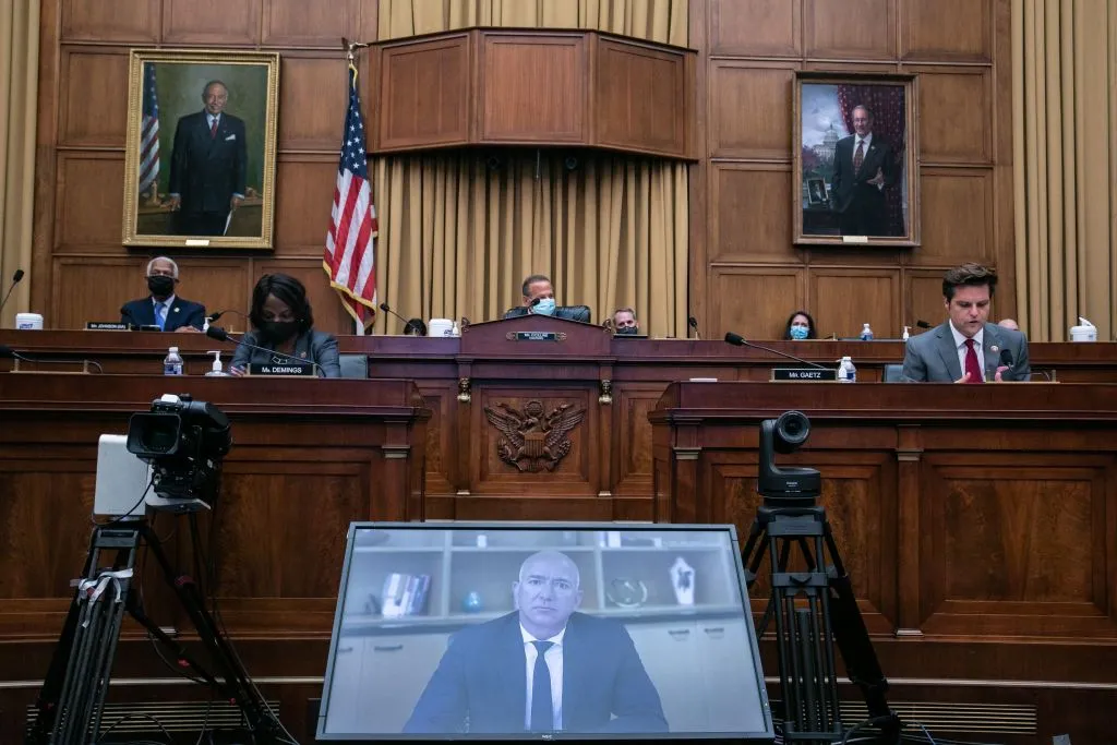 Amazon’s Jeff Bezos and other tech leaders failed to&nbsp;convince lawmakers that their companies posed no threat.&nbsp;