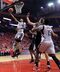 The Houston Rockets during the NBA Western Conference Semi-Finals in Houston, Texas, on May 11, 2017.