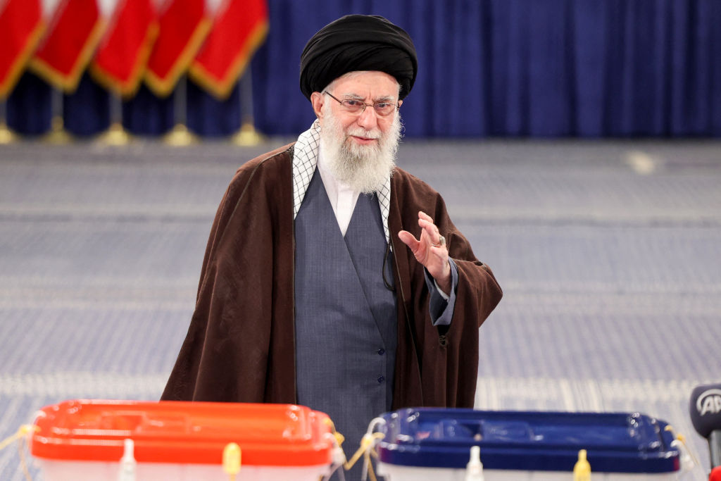 Iran's Supreme Leader Ayatollah Ali Khamenei in Tehran.