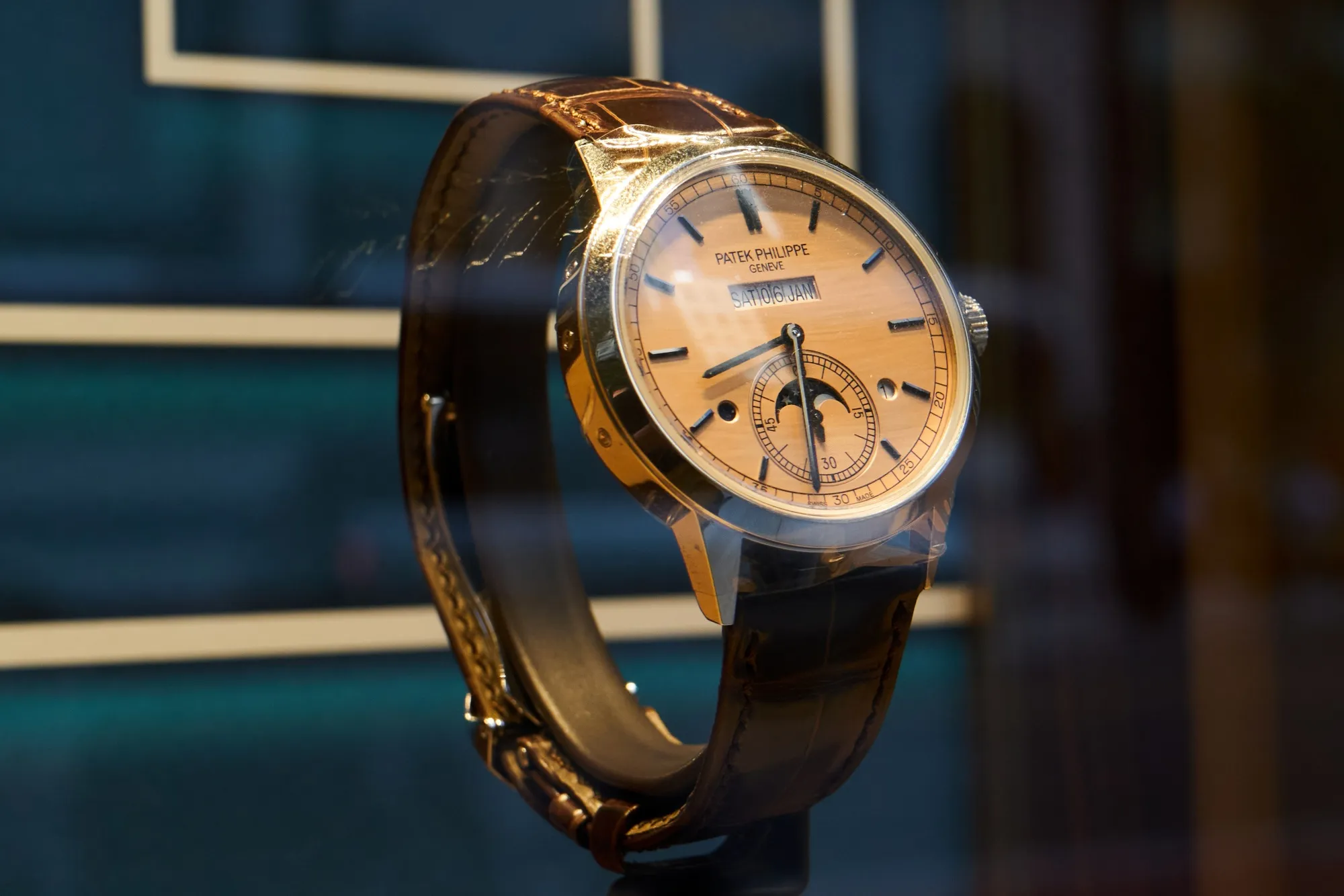 A Patek Philippe 5236P-010 In-Line Perpetual Calendar.