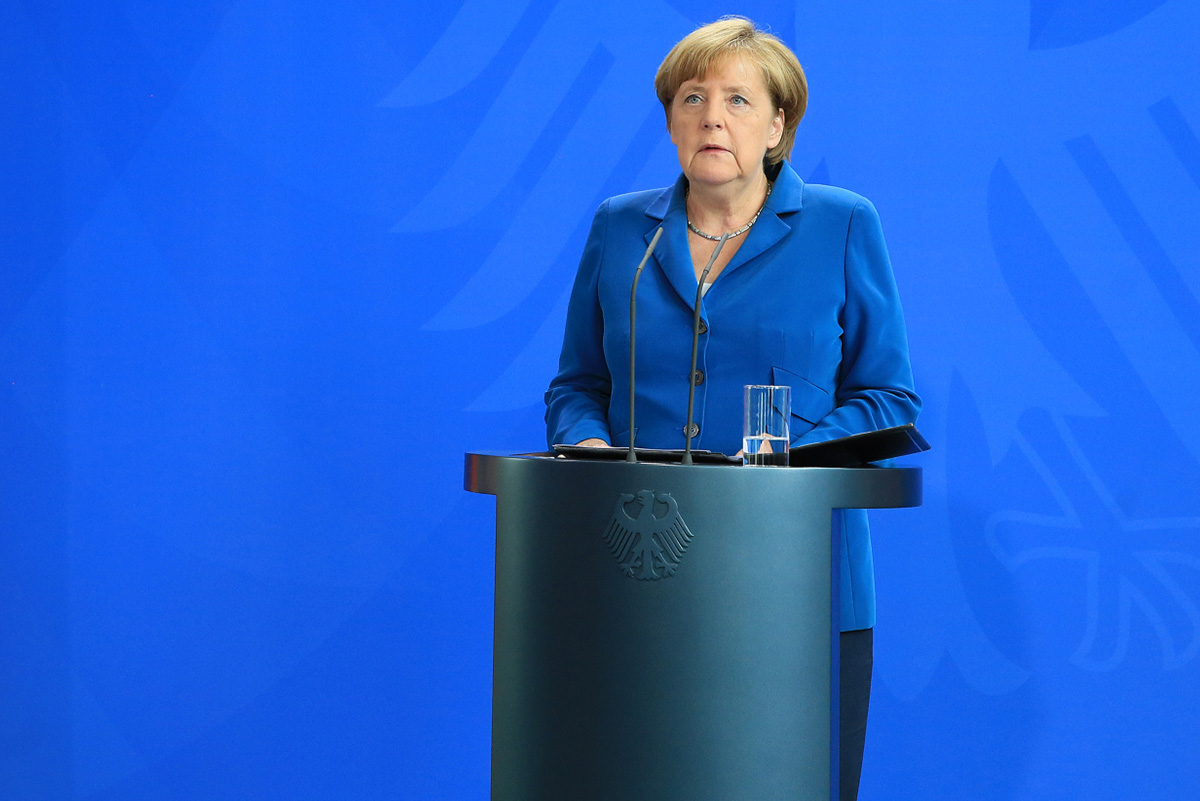 Chancellor Angela Merkel.
