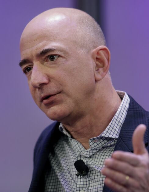 Jeff Bezos, chief executive officer of Amazon.com Inc.