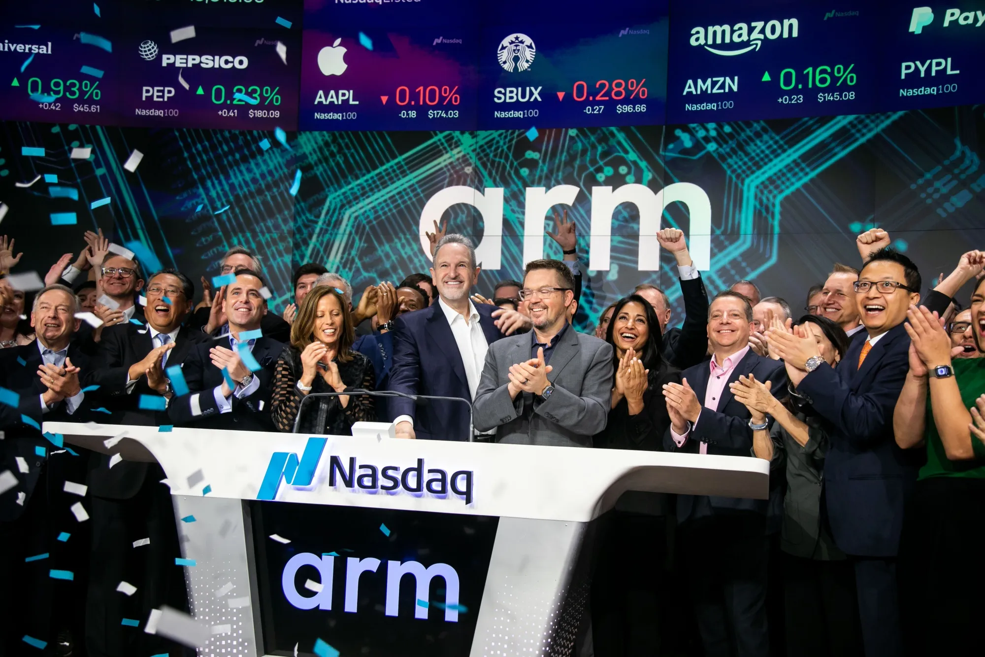 With the decline, the stock is now below the $56.10 price it opened at following its Thursday&nbsp;initial public offering.&nbsp;