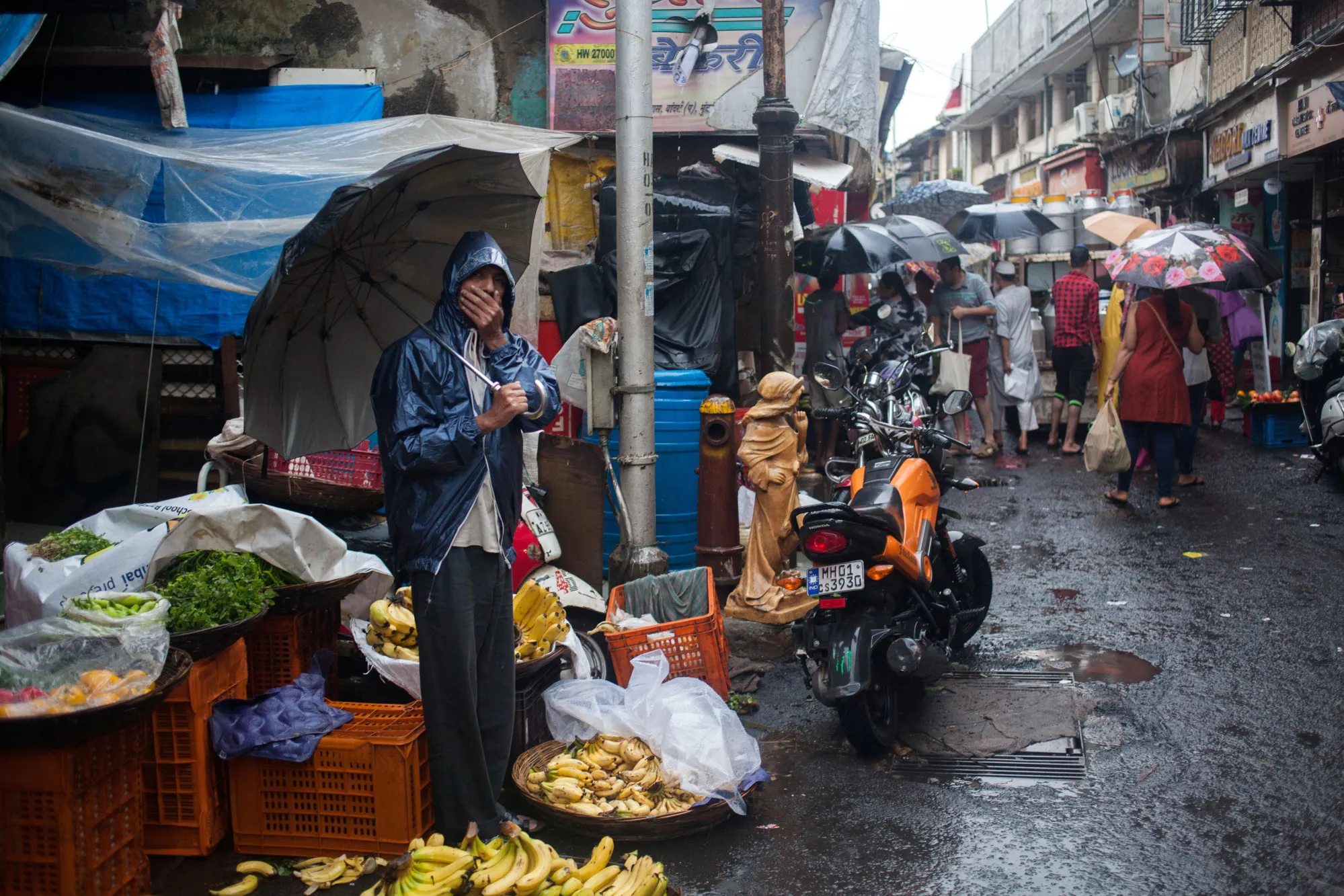 Retail in Monsoon Floods Ahead of Consumer Figures