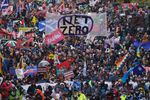 Protesters take part in a rally organised by the Cop26 Coalition in Glasgow, Nov. 6. 