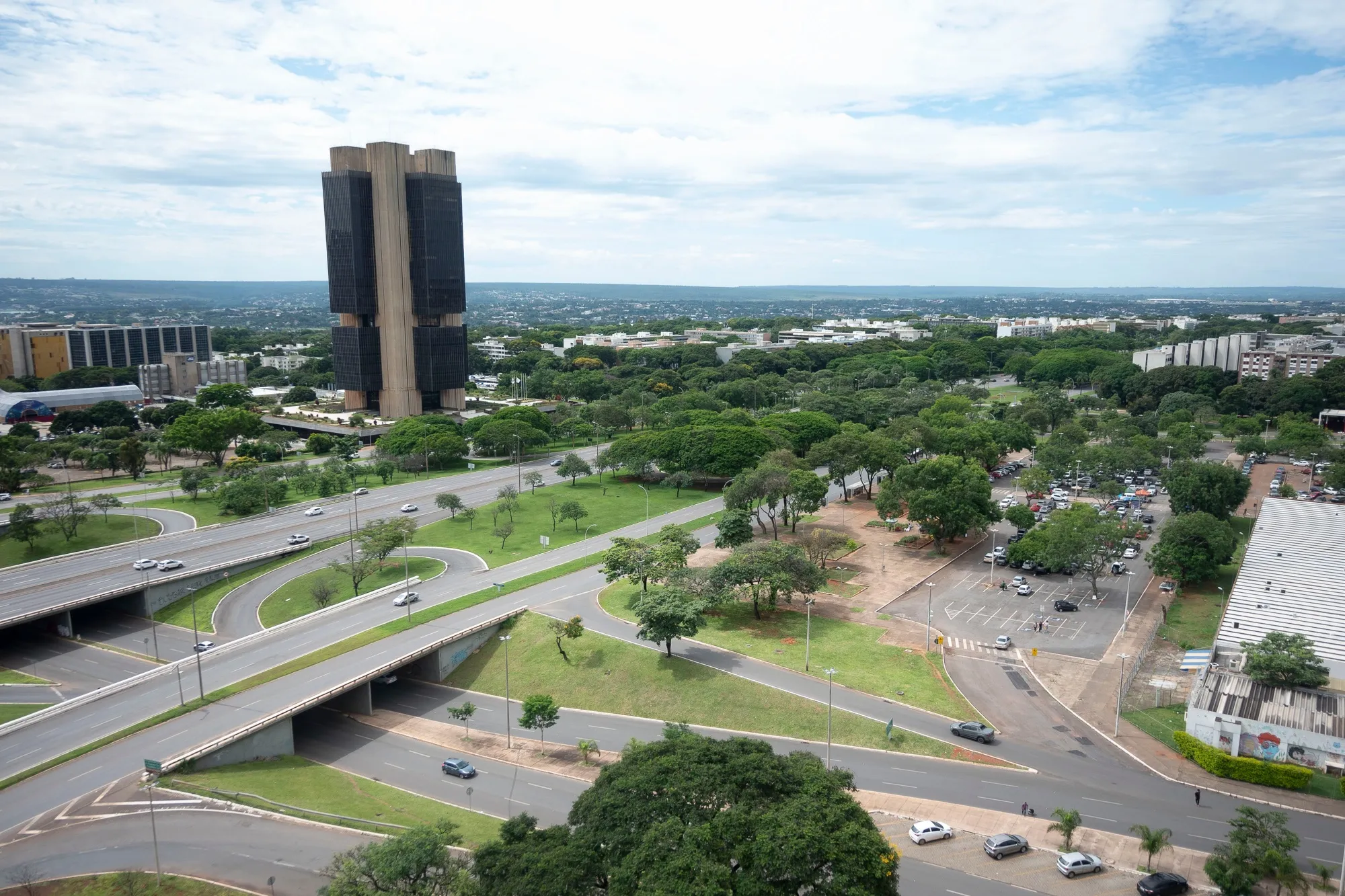 The Central Bank of Brazil headquarters in Brasilia.