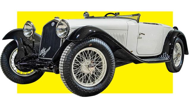 <span class="auction"><span class="auction-head">1932 Alfa Romeo 6C</span><br> Offered by: <strong>Broad Arrow Auctions</strong>, Estimate: <strong>$1.5m-$2m</strong>, Similar sale: <strong>$1.6m (Gooding, 2017)</strong>, Sold for: <strong>$1.3m</strong></span>