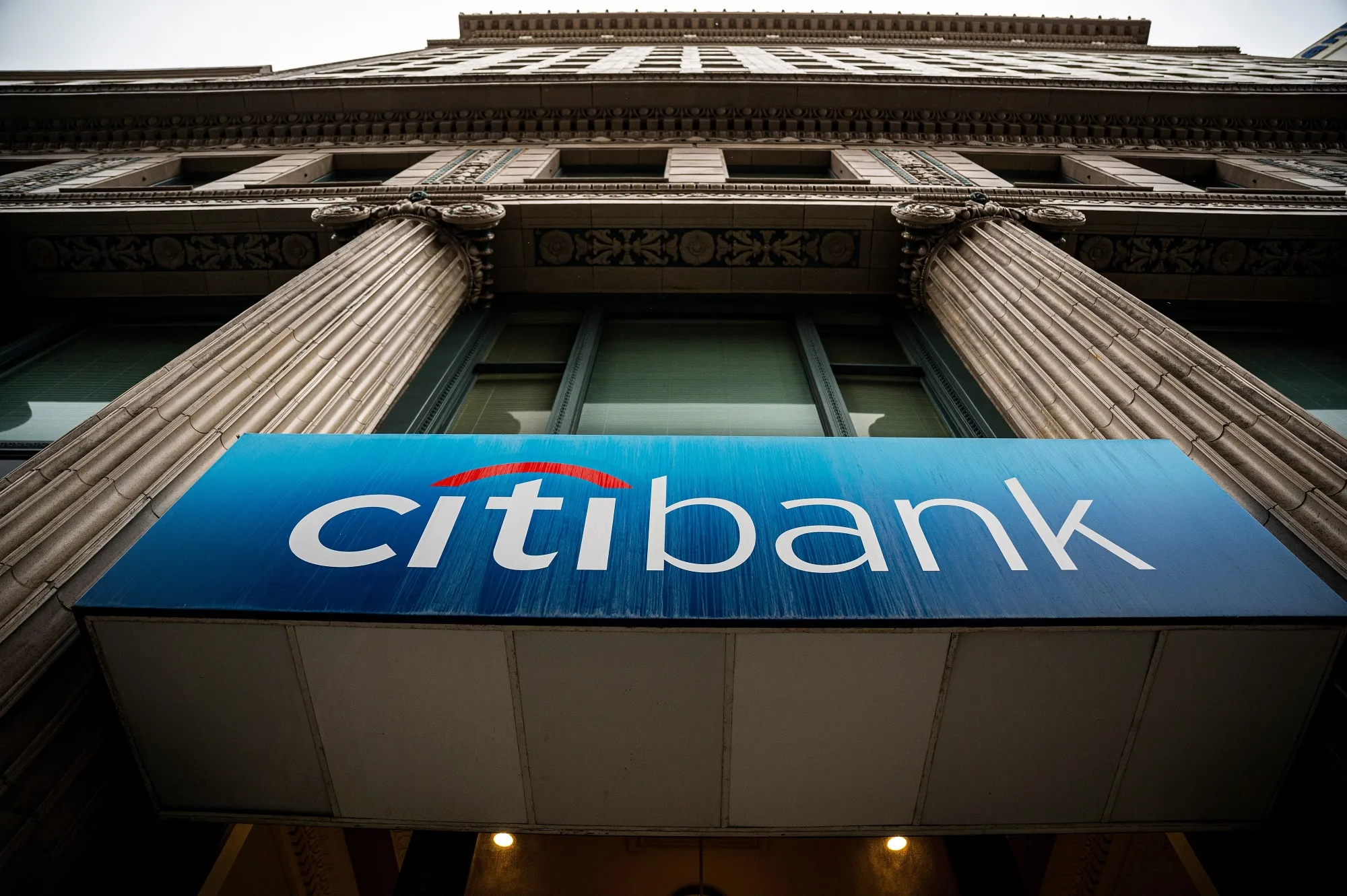 A Citibank bank branch.