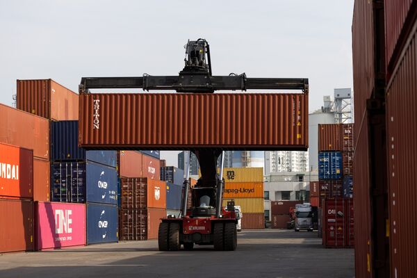 Uiwang Inland Container Depot Ahead South Korea's Trade Figures
