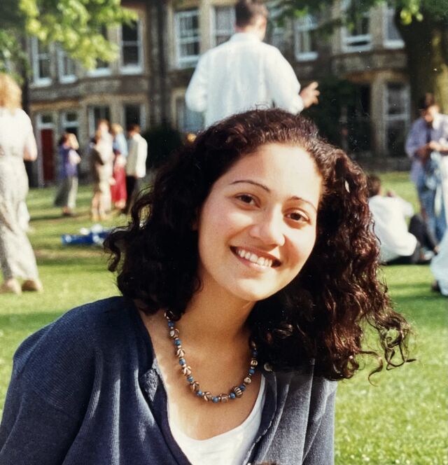 Mishal Husain in the ’90s. 