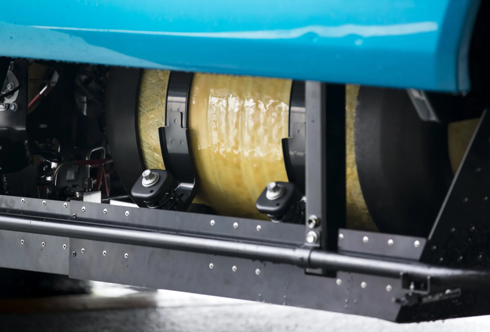 A hydrogen fuel tank.