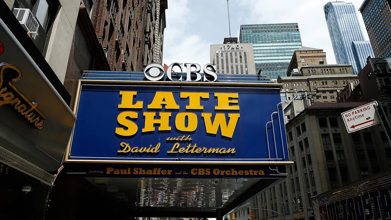 Atmosphere during the 'Late Show With David Letterman' - May 20, 2015 at Ed Sullivan Theater on May 20, 2015 in New York City.
