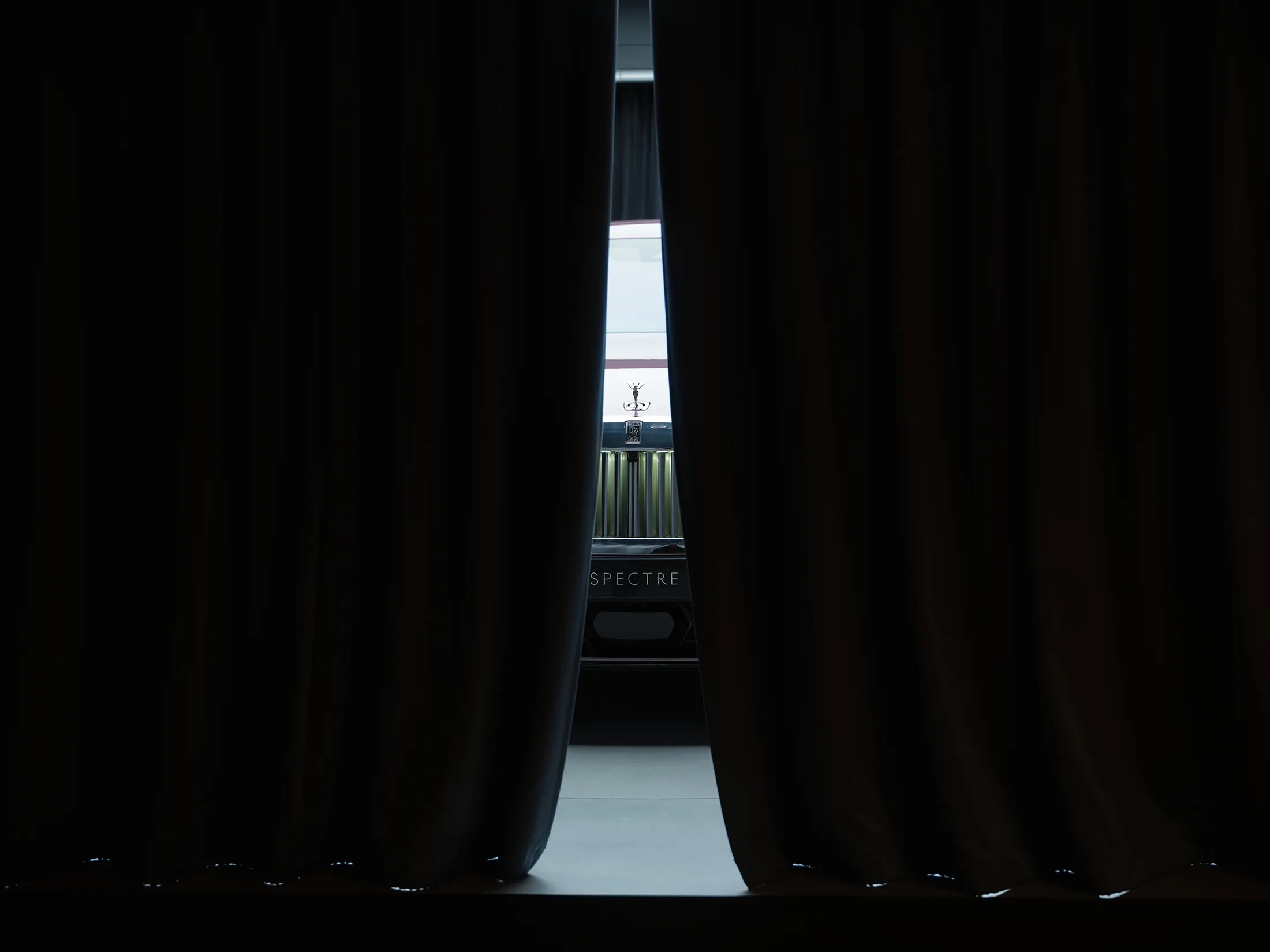 A Rolls-Royce Spectre at the company’s manufacturing facility and global headquarters in Goodwood, UK on Dec. 12, 2025.