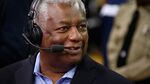 Oscar Robertson speaks on NBA TV before Game Four of the 2015 NBA Finals between the Cleveland Cavaliers and the Golden State Warriors on June 11, 2015 at Quicken Loans Arena in Cleveland. Ohio.
