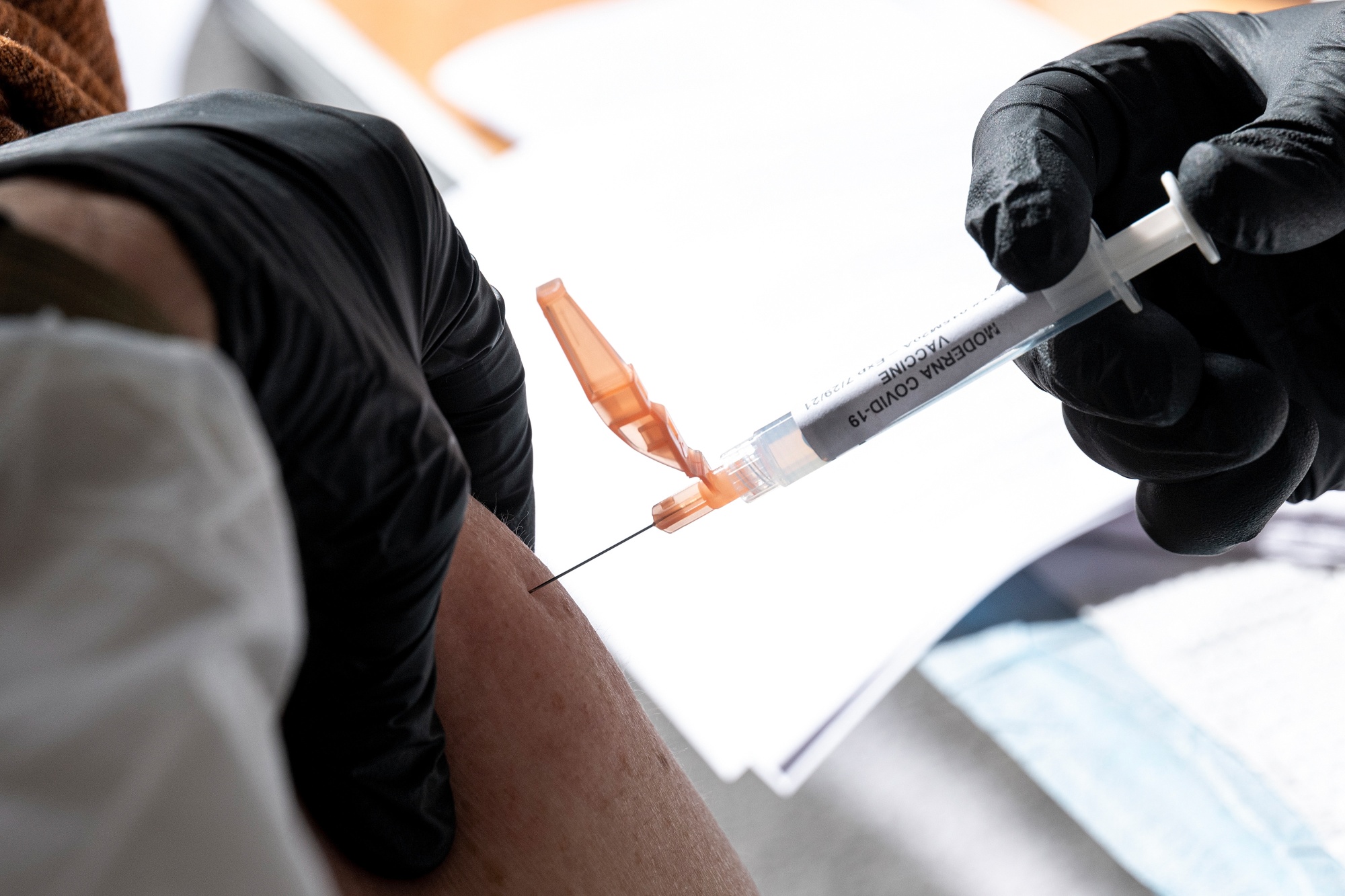 Covid-19 Vaccination Site Opens In San Francisco's Mission District 