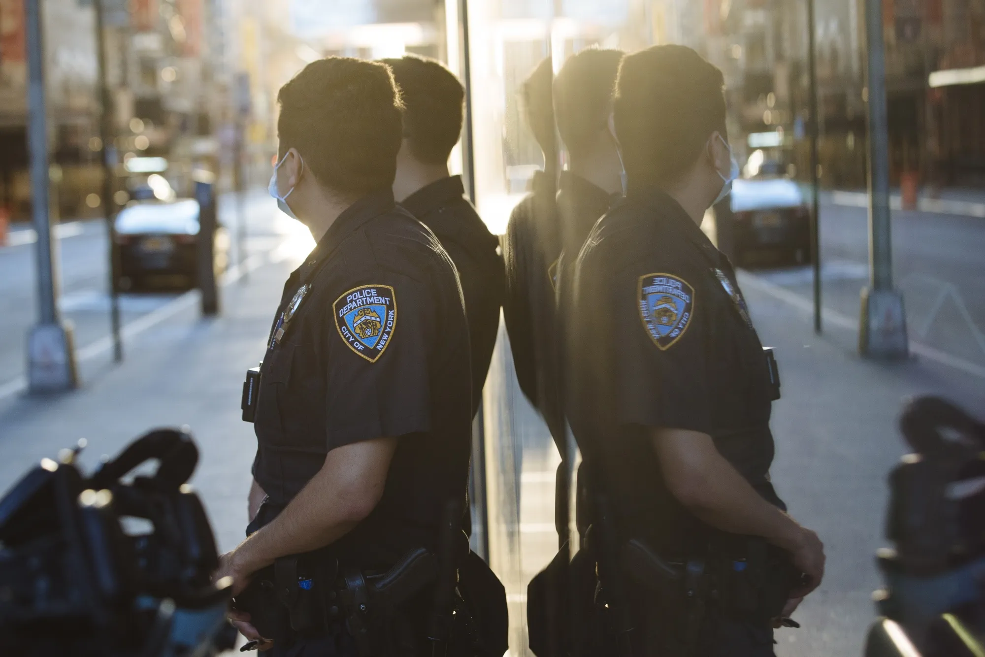 Investigators found that some NYPD officers tried to hide their badge numbers.