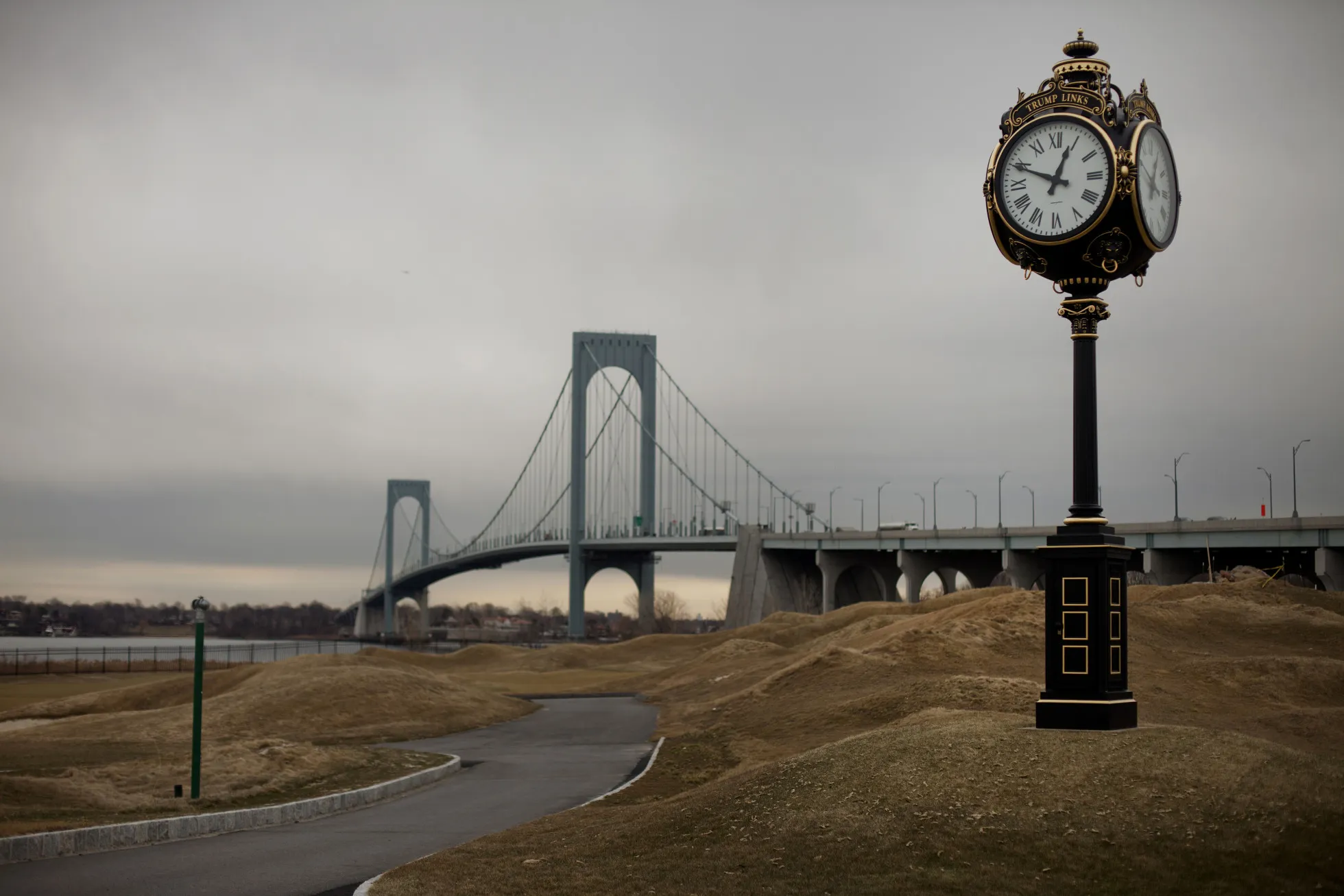 The greens at the Trump Links golf course in the Bronx borough of New York, in 2015.&nbsp;
