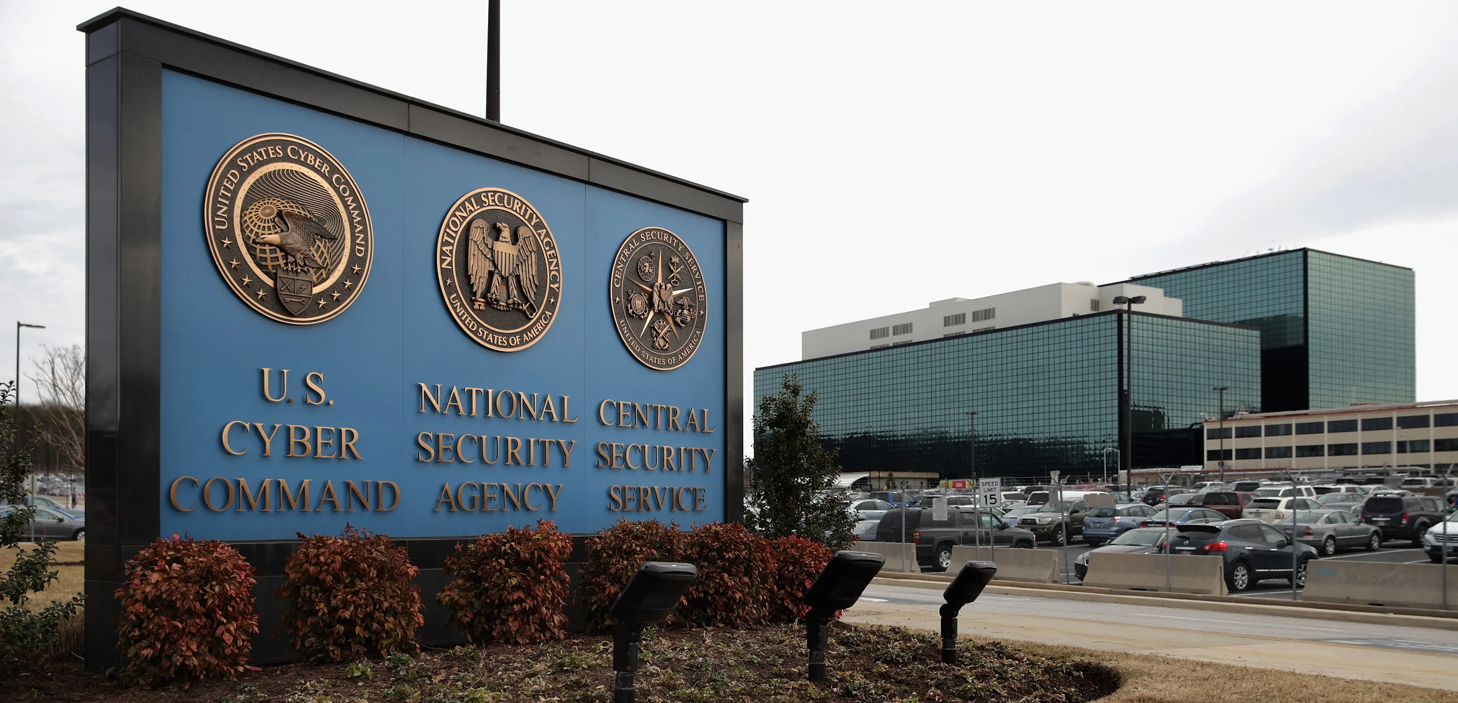 US Cyber Command, the National Secrity Agency and the Central Security Service at the campus the three organizations share in Fort Meade, Maryland.